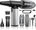 BOBYE Electric Compressed Air Duster & Keyboard Cleaner, 2-in-1 Blower & Vacuum with 180W Brushless Motor, 6000mAh Battery, 3-Gear Adjustable for Computers, Cars, Furniture, and Outdoor Cleaning
