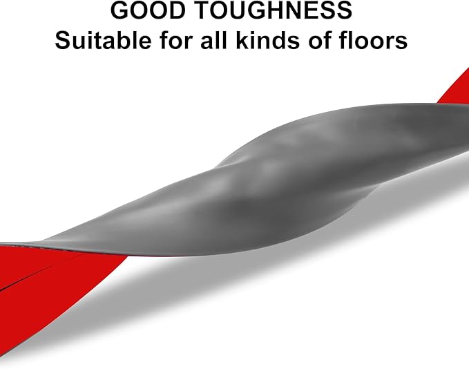 20Ft Floor Cord Cover Gray Silicone Cable Protector Easy to Install Wire Organizer and Hider for Home, Office, Garage (Gray-6m)