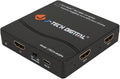 J-Tech Digital HDMI Splitter 4K 60Hz 1X4 Multi-Resolution Output (MRO) HDMI 2.0 Splitter Supports downscale HDR HDR10 / Dolby Vision 4K@60Hz 4:4:4 HDCP2.3 2.2 (JTECH-4KSP4)
