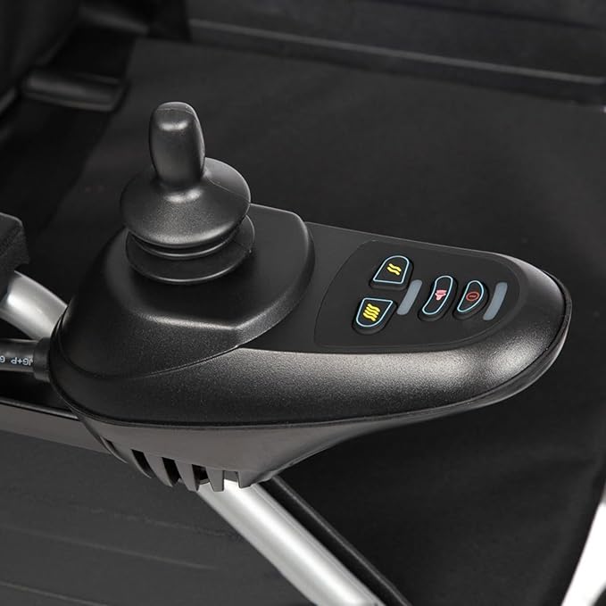 4 Pcs Wheelchair Joystick Button Cap Joystick Controller Knob and Gaiter Black Joystick Knob Button Controller for Electric Wheelchair Mobility Scooter