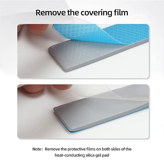 Maxtor Thermal Pad 14.8 W/mK, 120x120x1.5mm(1 pcs) Silicone Thermal Pads Non Conductive Heatsink Cooling Pad, Highly Efficient Heat Resistant Soft Pad for Laptop Heatsink/SSD/CPU/IC/LED Cooler