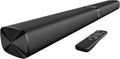 Sound Bar for Smart TV, Soundbar with Bluetooth/ARC/Opt/AUX Connect, Auto Volume Boost, 3 Equalizer Modes, 2 in 1 Detachable Soundbar for TV/PC/Gaming/Projectors