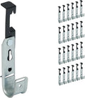 ICC Batwing J Hook 3/4” Without Retainer Clip - Galvanized Steel Cable Management Hooks for Hanging Cable to Hanger Wire and Threaded Rod - Rust-Resistant, EIA and TIA Compliant - 3/4 Inch 25 Pack