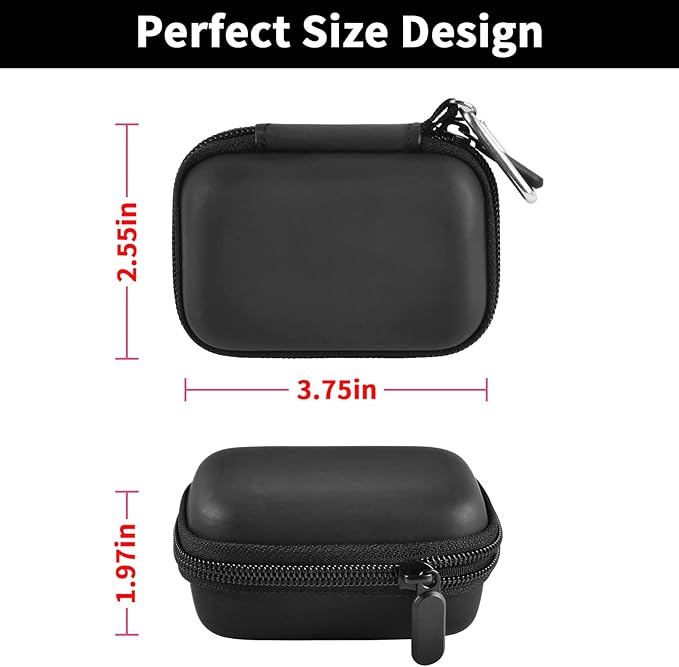 Portable Charger Power Bank Case for Swyop/for Feob/for Charmast/for JEJILL/for LanLuk/for VEGER/for iWALK/for Taegila/for Kuulaa and More Small Charging Battery Pack - Bag Only (Black)