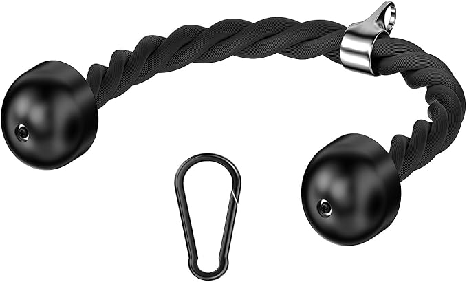 Cable Machine Attachment for Home Gym, Tricep Press LAT Pull Down Attachment, Cable Machine Accessories, Tricep Press Down Cable Attachment for Weight Fitness Multiple Options