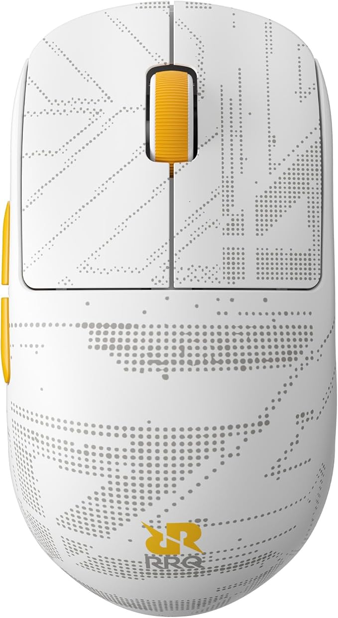 Pulsar x RRQ X2H Wireless Gaming Mouse, Limited Color Edition, Ultra Lightweight 1.90 oz (54 g), Symmetrical, Optical Switch, 26000 DPI, PAW3395 Sensor (Medium, RRQ Edition)