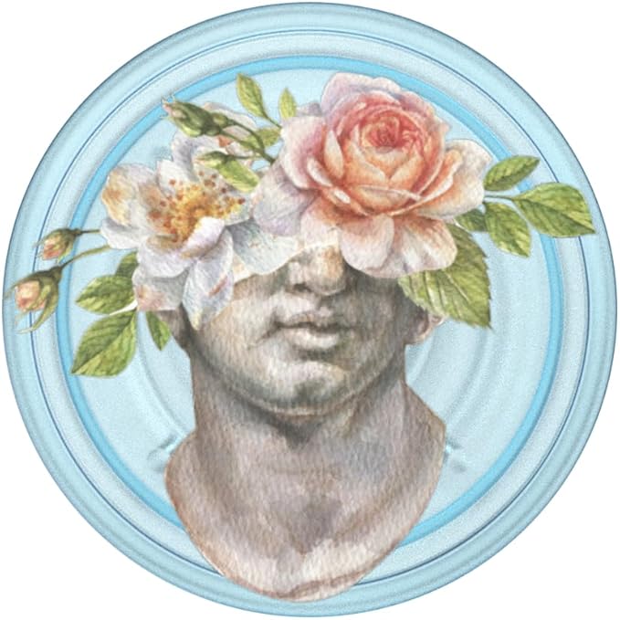 PopSockets Plant-Based Phone Grip with Expanding Kickstand, Adhesive Grip, Eco-Friendly - Floral Bust