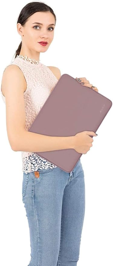 MOSISO Laptop Case 16 inch, 15-15.6 inch Laptop Sleeve Bag Compatible with MacBook Pro 16 inch, HP, Acer, Dell, Lenovo, ASUS Notebook, Neoprene Computer Sleeve Bag with Small Case, Brick Red