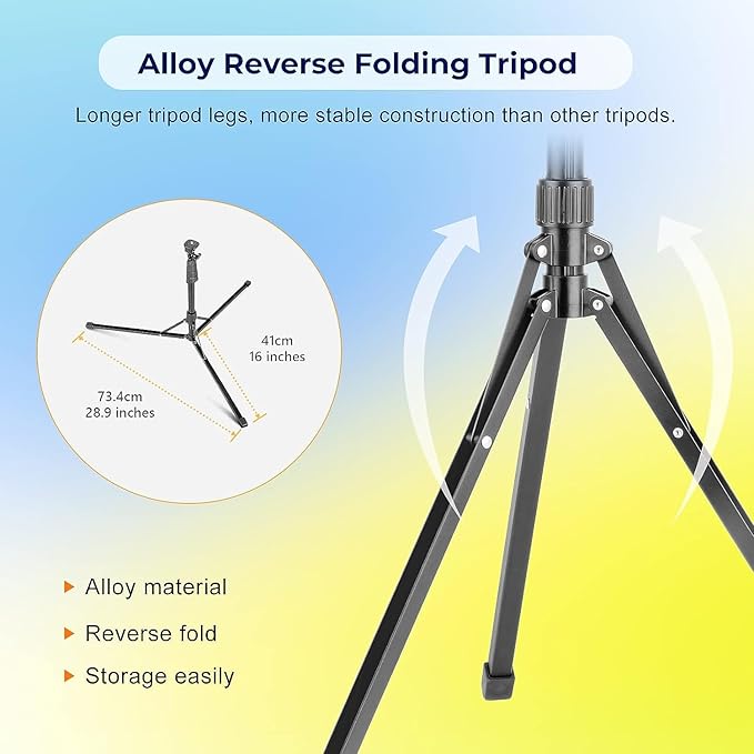 Aureday 14'' Selfie Ring Light with 62'' Tripod Stand and Phone Holder, Dimmable LED Phone Ringlight for Makeup/Video Recording/Photography, Circle Lighting for All Cell Phones&Lightweight Cameras