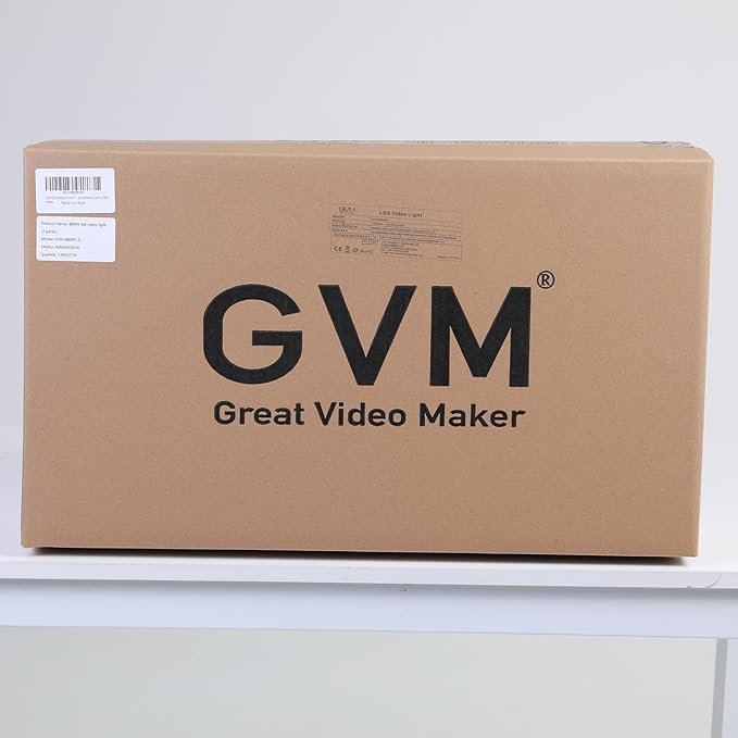 GVM RGB LED Video Light with Bluetooth Control, 60W Photography Studio Lighting Kit with Stands, 2-Packs 880RS Dimmable Led Panel Light for YouTube, Streaming, Gaming, 8 Applicable Scenes, CRI97