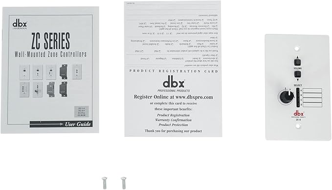 dbx ZC-8 Wall-Mounted Zone Controller