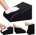 Foot Rest for Under Desk at Work Ergonomic Under Desk Footrest，Support Foot Pillow Double-Sided Footstool， for Office, Home & Gaming Leg Elevation Pillow Black