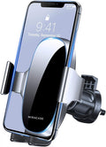 Miracase Upgraded-2nd Generation Universal Phone Holders for Your Car, Hands Free Air Vent Car Phone Holder Mount Compatible with iPhone 16/15/14/13/12/11 Series and All Phones