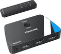 NEWCARE HDMI Switch 3 in 1 Out, 4K@60Hz HDMI Splitter with Remote, HDMI Switcher Support HDCP2.2 Dolby HDR10+ VRR 3D, Compatible with TV PS5/4 Xbox Laptops PC Projector Blu-ray Player