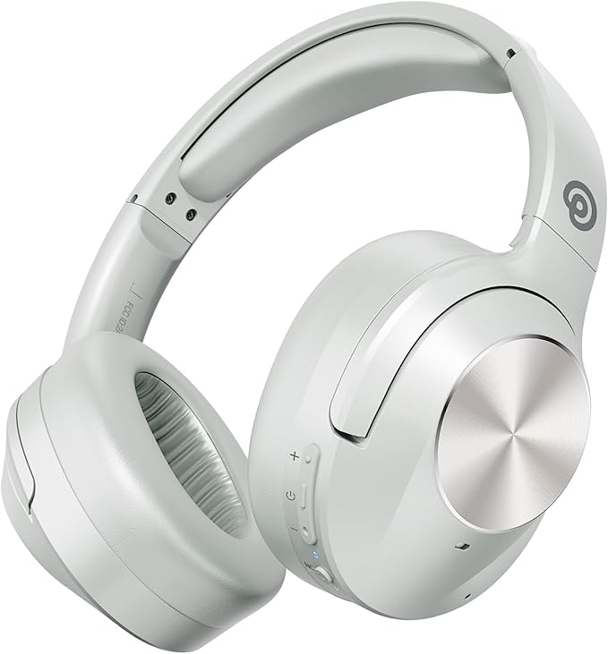 Upgrade Pro‑Level Hybrid Active Noise Cancelling Headphones with HD Sound, Wireless Bluetooth Headphones Over The Ear Unequaled Comfort, Vivid Deep Bass, for Home Office Travel Birthday Gift