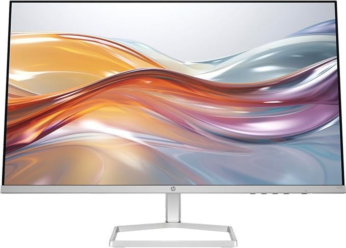 HP Series 5 527sf Monitor (Replaces M27f) 27" IPS FHD 300 nits Display, -5 to +25 Degrees Adjustable Tilt, Flicker Free, Anti-Glare, 1x HDMI, Black/Silver w/Dockztorm HUB USB Port Expander (2 Pack)