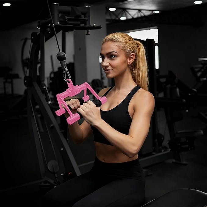 Cable Machine Attachment Set LAT Pulldown Attachments Weight Machine Accessories for Home Gym