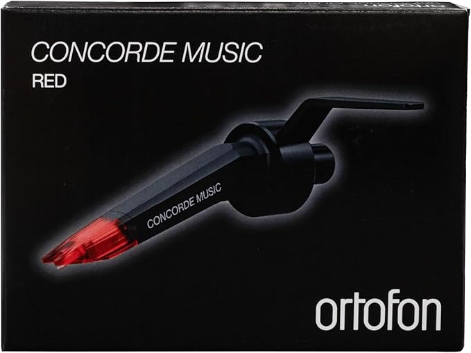 Ortofon Concorde Music Red Phono Cartridge Tool-Free Installation on S-shaped Tone Arms