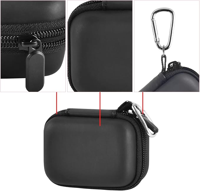 Portable Charger Power Bank Case for Swyop/for Feob/for Charmast/for JEJILL/for LanLuk/for VEGER/for iWALK/for Taegila/for Kuulaa and More Small Charging Battery Pack - Bag Only (Black)