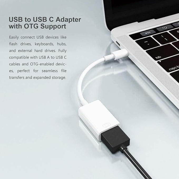 USB C to USB Adapter [3 Pack],Type-C OTG Cable, C Male to USB A Female Adapter Compatible with Laptops/Tablets/Phones ECT.