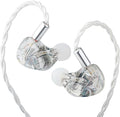Kiwi Ears Orchestra Lite in Ear Monitor, Custom 8BA HiFi Earphone, Studio Monitor Headphone, Wired Earbuds with Detachable OFC Cable, Handcrafts Faceplate for Audiophile Musician (Clear)
