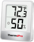 ThermoPro TP49 Digital Hygrometer Indoor Thermometer Humidity Meter Room Thermometer with Temperature and Humidity Monitor Mini Hygrometer Outdoor
