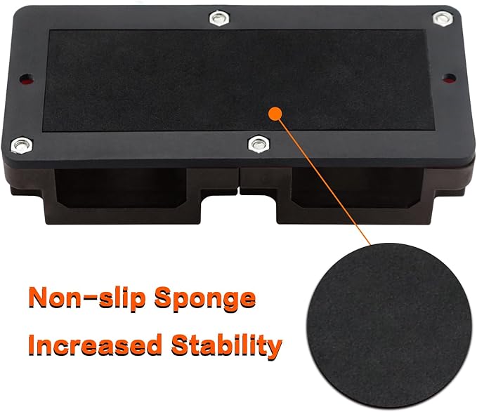 400A Bus Bar 8 M10 (3/8 inch) Terminal Studs Modular Design Tin Plated Copper Distribution Block Negative Pole Electrical Buss Bars 12-48 V DC with Cover for Trailer Marine Boat Car RV