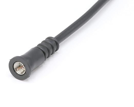 THE CIMPLE CO Coaxial Cable Weather RG6 Connectors RG59 Ends Coaxial Boots - Weatherproof (Black) - Pack of 25