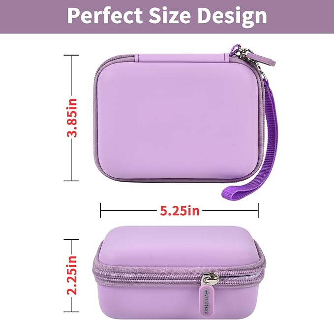 Portable Charger Power Bank Case for 2PCS Swyop/for Feob/for Charmast/for JEJILL/for LanLuk/for VEGER/for iWALK/for Taegila/for Kuulaa and More Small Charging Battery Pack - Bag Only (Purple)