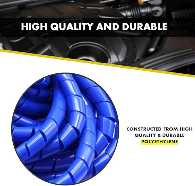 Kable Kontrol Vortex Spiral Cable Wrap - 1/2” Inch 100’ Feet Long - Hose Protector Flexible Polyethylene Wire Conduit Tubing Cable Sleeve Cord Cover to Organize Wires – Natural