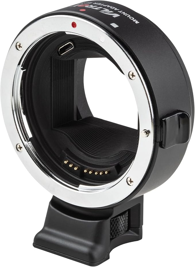 Viltrox EF-NEX IV Lens Adapter EF/EF-S Lens to E-Mount Auto Focus Lens Adapter Ring for Canon EOS EF/EF-S Lens to Sony E Mount Cameras A9 A9II A7IV A7III A7R A7 A6700 A6600 A6000 NEX-VG30 NEX-EA50