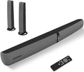 Sound Bar for Smart TV,90W Soundbar with Bluetooth/ARC/Optical/AUX Connect, Auto Volume Boost, 3 Customizable Equalizer Modes, 2 in 1 Detachable Soundbar for TV/PC/Gaming/Projectors