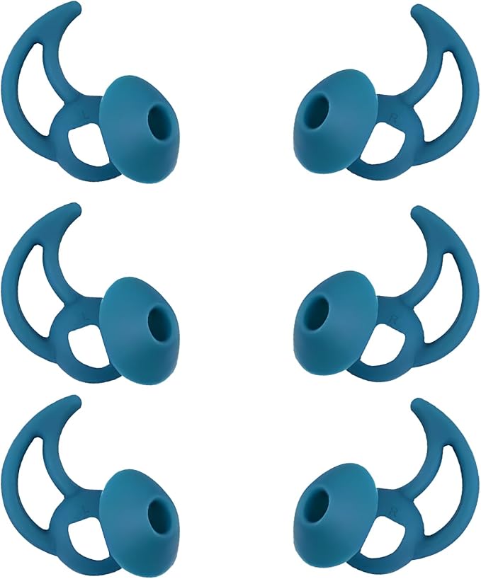 Medium Earbud Tips Silicone Replacement Ear Tips Compatible with Bose Quietcomfort and Sport Headphone Rubber Tips Earbud Cap 3 Pairs