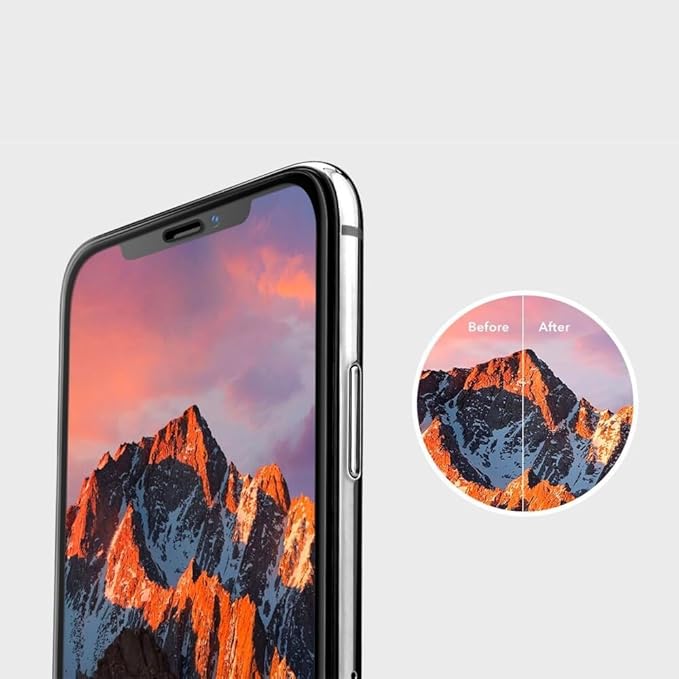 CASETiFY Impact Ultra HD Screen Protector [Strengthened 9H aluminosilicate glass, applicator included] for iPhone 15 Pro Max