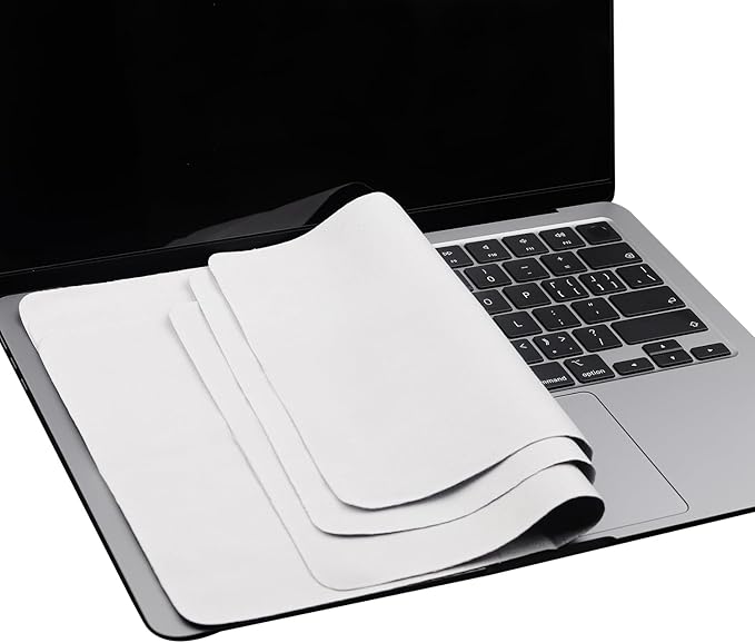 3 Pack Microfiber Liner Cleaning Cloth 15" 16" MacBook Air 15.3/MacBook Pro 15 /MacBook Pro 16 inch Screen Keyboard Imprint Protection, Keyboard Protector Compatible with MacBook Air/Pro 15"/Pro 16"