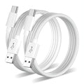 [5ft 2Pack] Woven Car Play USB-C Cable for Apple iPhone 16 Charger MFi Certified USB-A to USB C Cable Cord Fast Charging for iPhone 16 Pro Max/16Pro/15 Pro/15Plus, iPad Air M2,AirPods Pro 2nd, White