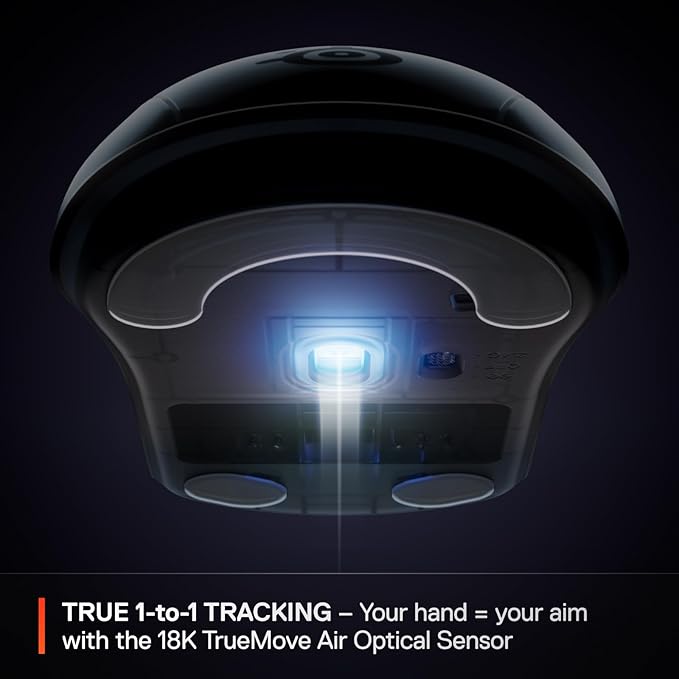 SteelSeries Rival 3 Wireless Gen 2 Gaming Mouse — 2.4GHz and Bluetooth — 18000 DPI TrueMove Air Optical Sensor — 60 Million Click Durability — Light-Weight — 100% PTFE Feet — Black
