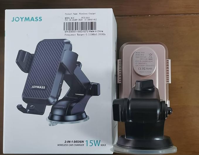 Wireless Car Charger, Phone Holders for Your Car, 15W Auto Clamping Phone Mount Car Accessories for iPhone 16 15 14 13 12 Mini Pro Max 11, Samsung Galaxy S24 Ultra S23 S22+ Note 20, etc-Pink