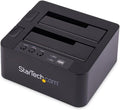 StarTech.com Dual-Bay USB 3.0 to SATA and IDE Hard Drive Docking Station, USB Hard Drive Dock, External 2.5/3.5" SATA III/IDE, SSD/HDD Docking Station, Hot-Swap Drive Bays, Top-Loading (UNIDOCKU33)