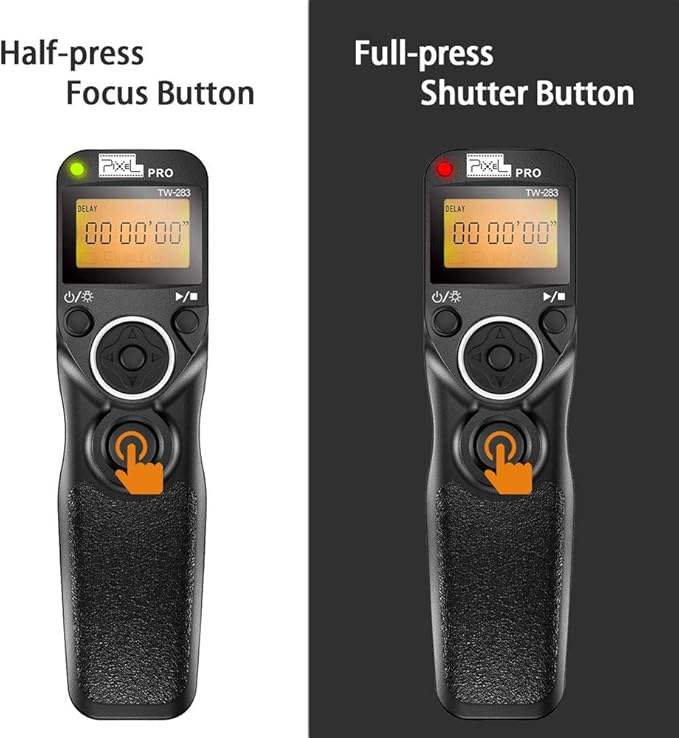 Remote Shutter Release Compatible for Panasonic, PIXEL TW-283 L1 Wireless Remote Control Wired Shutter Release Cable Compatible for Panasonic Cameras