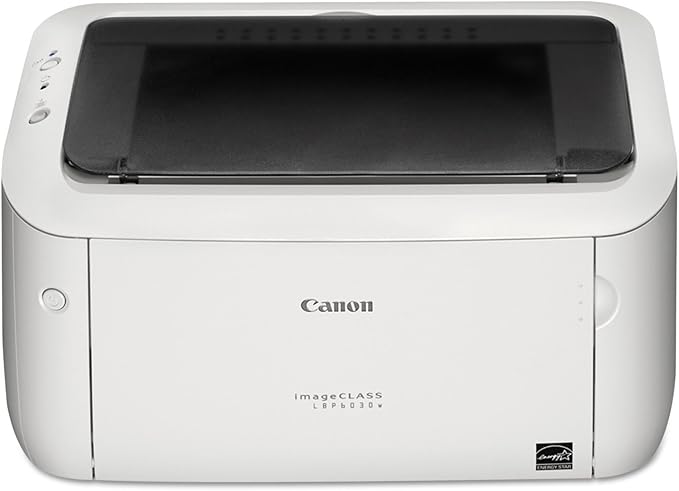 Canon imageCLASS LBP6030w - Monochrome, Wireless Compact Wireless Laser Printer, 1 Year Limited Warranty, 19 PPM, White