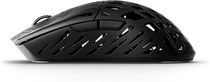 PWNAGE Trinity Wireless Gaming Mouse 8kHz - 39 Grams Ultralight Esports Pro Gamer Flawless Professional Custom Xero PAW3950 Optical Sensor 36,000 DPI - 8000Hz -100% PTFE Skates Symm 2 - Black