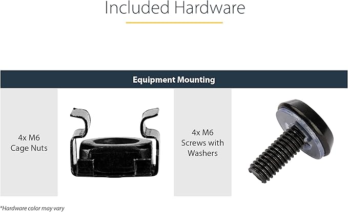 StarTech.com 2U Server Rack Shelf - Universal Vented Rack Mount Cantilever Tray for 19" Network Equipment Rack & Cabinet - Heavy Duty Steel - Weight Capacity 50lb/23kg - 22" Deep Shelf (CABSHELF22V)
