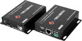 J-Tech Digital 4K HDBaseT HDMI Extender Over Cat5e/6 Ethernet up to 230ft (1080P) 130ft (4K), Supports HDCP 2.2/1.4, RS232, Bi-Directional IR and PoC