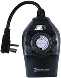 Intermatic HB35K 24 Hour 10-Amp Outdoor Timer for Decorations and Lights, Weatherproof