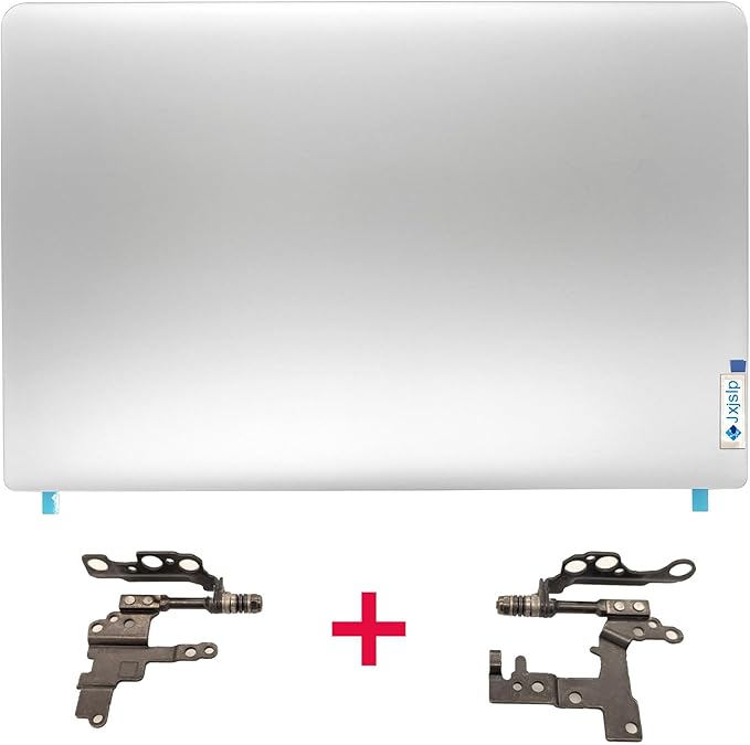 Replacement LCD Cover Back with Bezel with Hings for Lenovo Ideapad 1-15ADA7 82R1 82U4 1 15AMN7 82VG 82X5 1 15ALC7 82R4 Series Laptop Rear Case Top Lid 5CB1M48453 5CB1F36621 5B30S19034