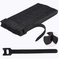 60 PCS 6 Inches Reusable Cable Ties, Adjustable Cord Straps Wire Organizer Cord Wrap and Hook Loop Cable Management