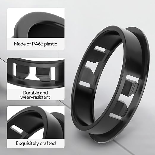 10PCS 2-1/2" Black Cable Snap Bushing Grommet, Snap in Cord Bushing Protect Cables
