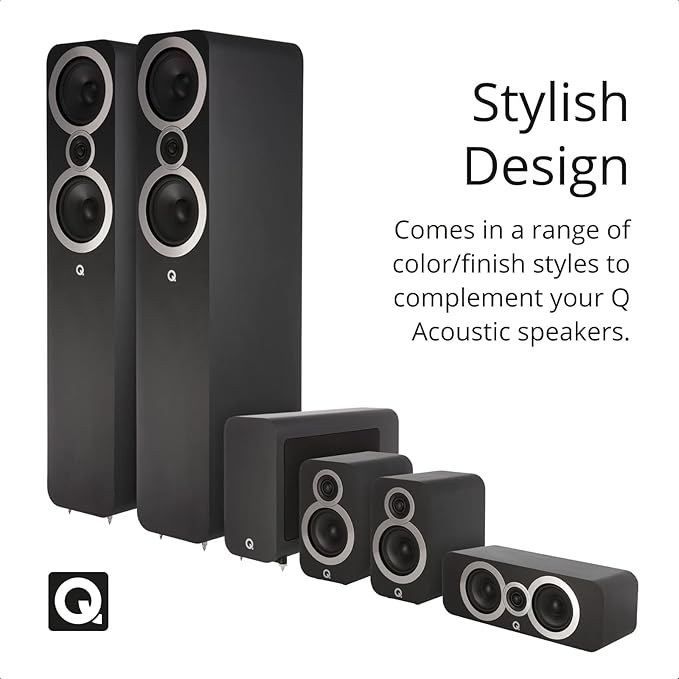 Q Acoustics 3060S Active Subwoofer (Satin Black)