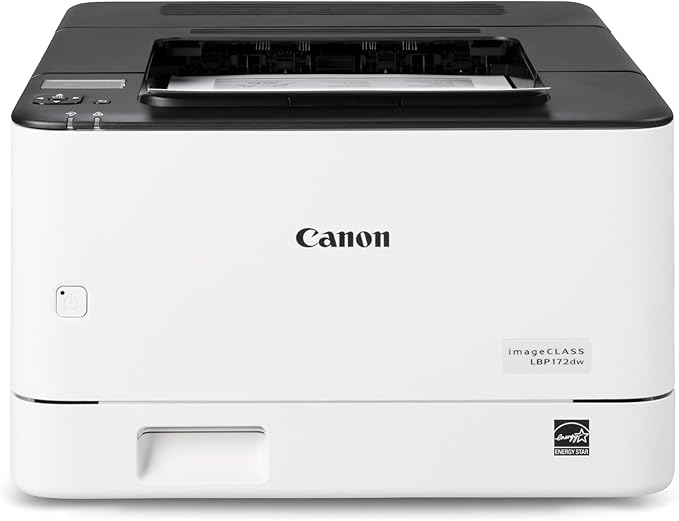 Canon imageCLASS LBP172dw – Monochrome Duplex, Wireless Laser Printer, Single Function, Home Office, Mobile Ready, 1 Year Limited Warranty, 35 PPM, White
